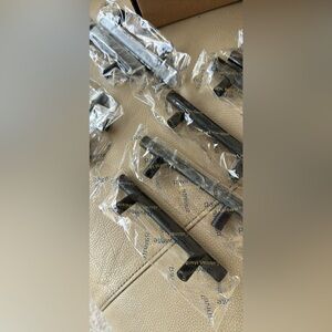 Elegant Black Cabinet Handle Set